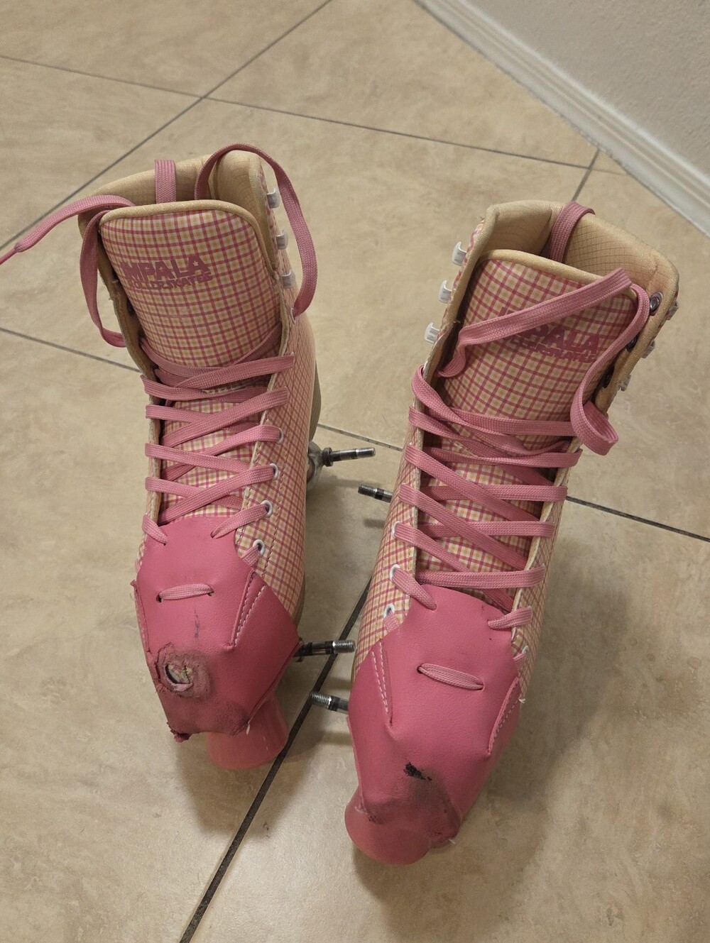 Impala USA 9 / EU 40 pink roller skates quads pink tartan